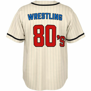 Throwback - 80s Wrestling - Baseball Jersey
